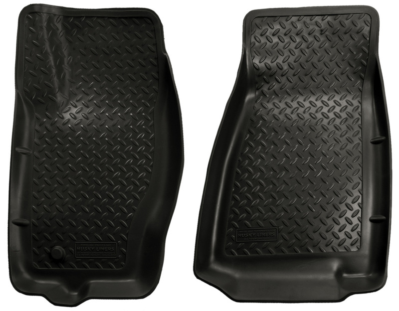 Jeep Commander Floor Mats - Front - Husky Liners - Classic Style - Black - `05-`10